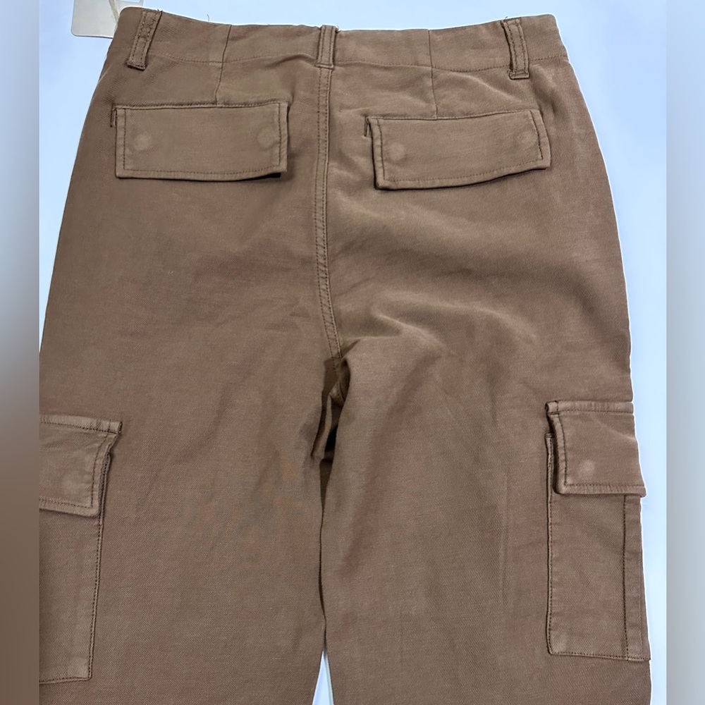 Terry Twill Cargo Pants NEW! Dictionary Mocha Size Small - Soft & Stylish! - Picture 11 of 11